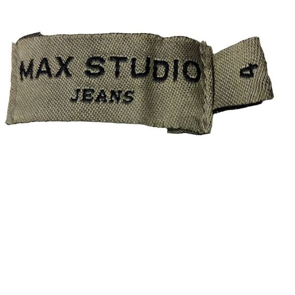 *NEW* Max Studios Ladies White Corduroy Straight Leg Pants Size 4 - Picture 7 of 10